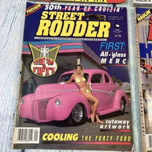 Vintage Street Rodder Magazines 6 Issues 1990-1992 Hot Rods Custom Cars Garage - Picture 5 of 12