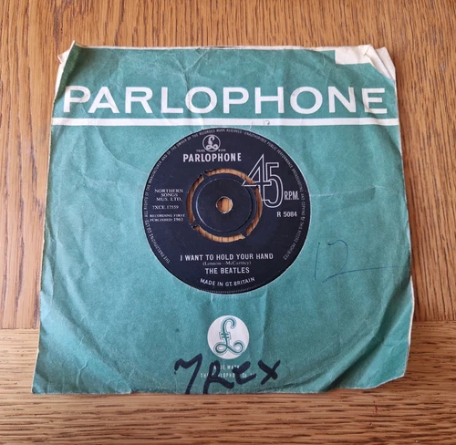 The Beatles - I Want To Hold Your Hand 7" vinyl DECCA CONTRACT PRESS 1963