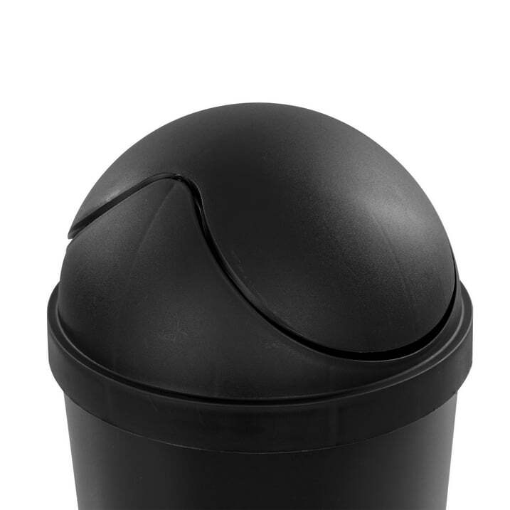 3 Gallon Trash Can Kitchen Waste Garbage Plastic Round Swing Top
