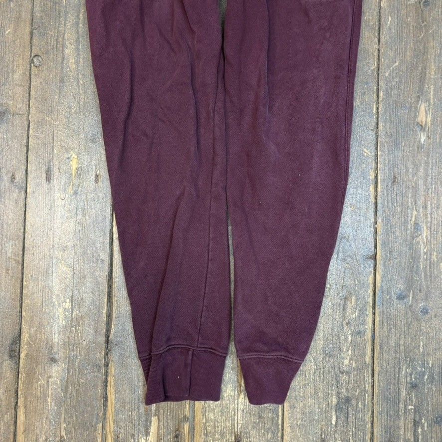 Champion Joggers Mens Reverse Weave Cotton Y2K Vintage Track Pants, Red, Large image 2