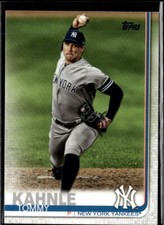 2019 Topps Update Tommy Kahnle New York Yankees #US161 5 Card Lot