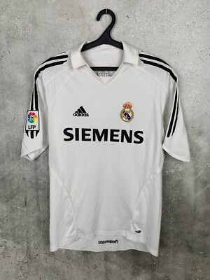 beckham ベッカム　realmadrid adidas SIEMENS Real Madrid Soccer Jersey #23 Beckham FC Football Club