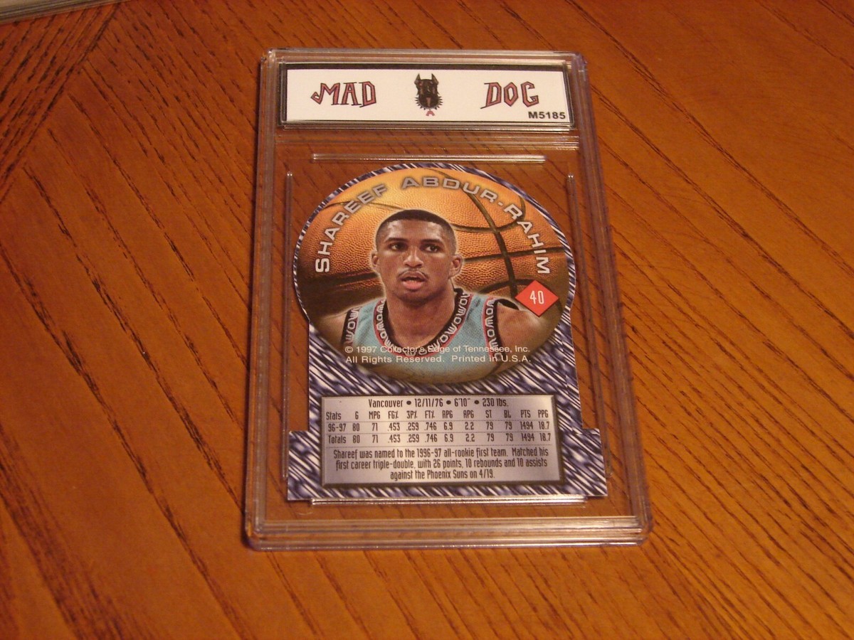 SHAREEF ABDUR RAHIM Rookie****1997 EDGE IMPULSE-Cut--GEM Mint 10 
