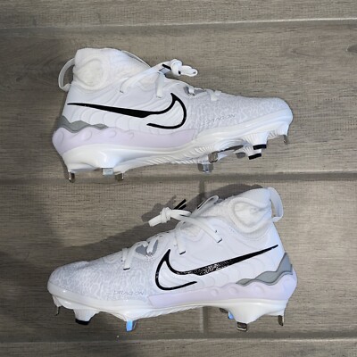 ホワイトヤクプルオーバー Size 8 Men's Nike Alpha Huarache NXT White Metal Baseball Cleats