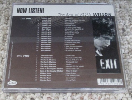 The Best of ROSS Wilson Now Listen! 2CD See Daddy Cool OZ Rock &Roll HOF Mint - Picture 2 of 2
