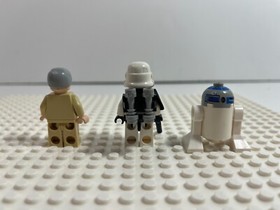 LEGO Starwars: Obi-Wan Kenobi + R2-D2+ Sandtrooper minifigs only from 8092