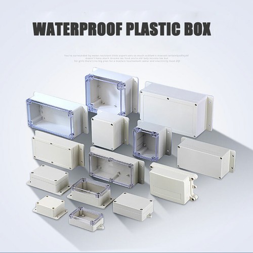 Grau/Transparent ABS Plastic Enclosure Small Project Box For Electronic Circuit - Bild 8 von 12