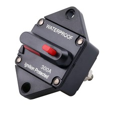 300 Amp Circuit Breaker,12V-48V DC Waterproof with Manual Reset for Auto