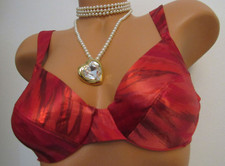 Vtg VICTORIA'S SECRET Bra 2032 Second Skin Glossy Satin Unlined Underwire 34B