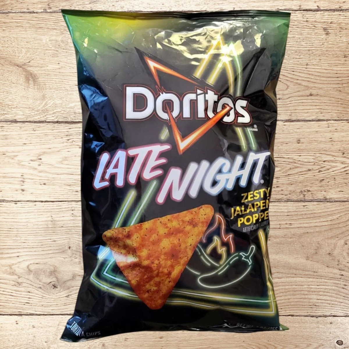 Doritos Late Night ZESTY JALAPENO POPPER Flavored Tortilla Chips 9