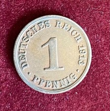 M385 – Münze 1 Pfennig 1913 Kaiserreich Deutsches Reich