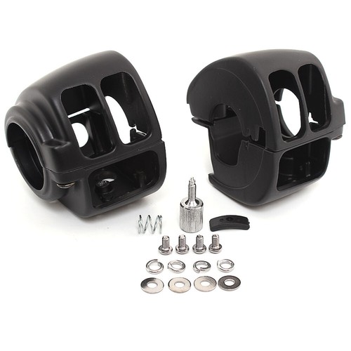 Black Hand Control Switch Housing Covers For Harley Breakout 114 FXBRS 2018-2020 - Picture 7 of 14