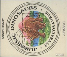 guyana Bloc 274 oblitéré 1993 récents et extinkte Flora