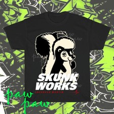 Brand New Lockheed Martin Skunk Works Logo American T-Shirt Funny Size S to 5XL