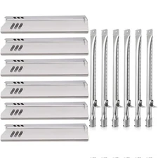 Hiorucet Heat Plate Burner Tubes for Outdoor Gourmet Grill Parts 6 Burner Mod...