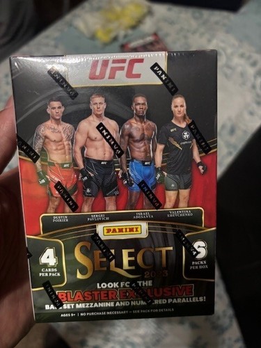 2023 Panini Select UFC Blaster Box - Inserts & Prizm Parallels
