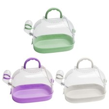 Pet Carriers Carrying Box Travel Cage with Water Bottle Small Pet Transport Box