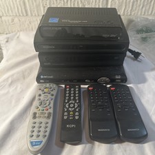 Lot Of Digital TV Converters, All Power On, With Remotes, Entire Lot