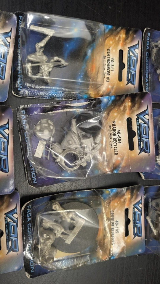 Vintage Lot of 12 VOR The Maelstrom Miniatures Unpainted Old Stock - Image 3 of 4
