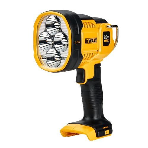 DEWALT 20V MAX LED WORK LIGHT HANDHELD SPOTLIGHT DCL043 - BLACK/YELLOW - Bild 2 von 5
