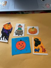 Vintage Lot Halloween Stickers