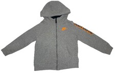 Nike Full Zip Hoodie Gray Youth Boys Size 6 Sweatshirt Jacket