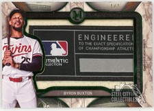 Byron Buxton 2025 Topps Museum Game-Used Laundry Tag Patch Card #MMLTII-BB 1/1