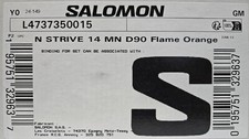 SALOMON N STRIVE 14 MN - UNISEX BINDINGS D90 - 2024 MM406
