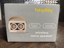Heyday Wireless Retro Speaker Bluetooth 8-Hour Playback Brand New In Box