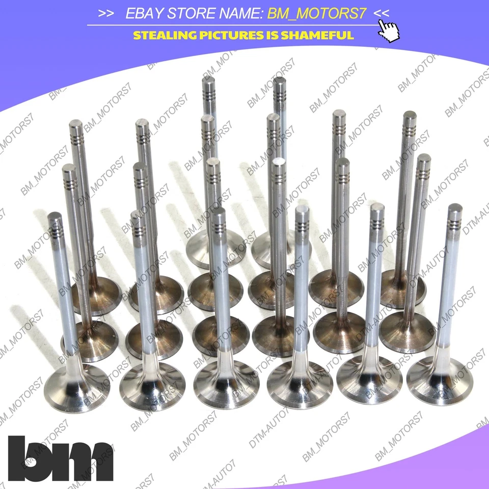 KIT DE 20 VÁLVULAS DE ADMISIÓN Y ESCAPE PARA VW JETTA BEETLE GOLF AUDI A4 TT 1.8T MAHLE Foto 2 de 4