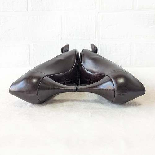 Women 4.5US Ferragamo Shoes Size Vara Ribbon Pumps Brown Limited Edition VHTF Ra - Picture 6 of 11