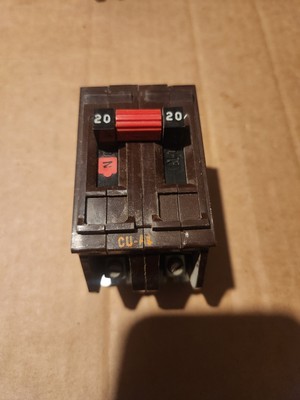 Wadsworth 20 Amp 2 Pole Circuit Breaker 240V Works