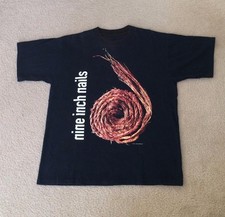 New NINE INCH NAILS 1995 Downward Spiral S-234XL Gift family shirt B2380