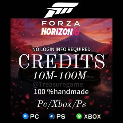 Forza Horizon 6 CREDITS 10M-99M CREDITS Handmade at auction  All platform/ SAFE