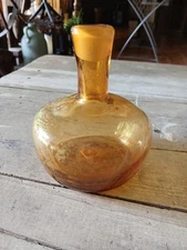 Blenko Art Glass #6944 Joel Myers Decanter NO STOPPER  