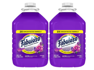 #ad Fabuloso Lavender 2X Concentrated Multi Purpose Cleaner 128 oz 2 Pack $19.39