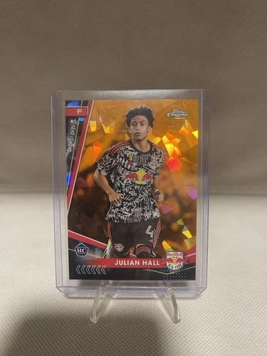 2024 Topps Chrome Sapphire MLS Julian Hall RC /25 Orange Refractor Rookie Card