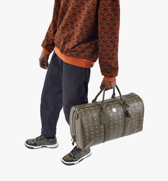 Weekender Bag Mcm Travel Bag Price Vintage MCM Black Monogram