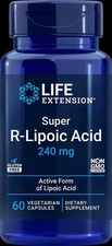 Life Extension, Super R-Lipoic Acid 240 mg, 60 Vegetarian Capsules