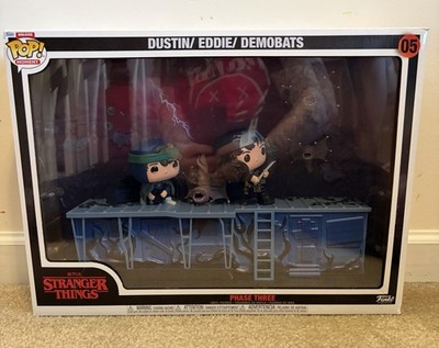 Funko Pop! Moments Deluxe with Case: Stranger Things #05 Dustin/eddie/demobats