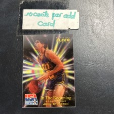 B35a 1996/97 Fleer Special Usa Basketball #10 John Stockton Rookie Year