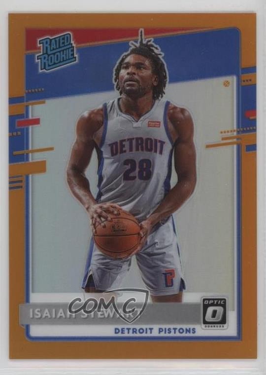 2020 Panini Donruss Optic Rated Orange Prizm /199 Isaiah Stewart Rookie RC 18op