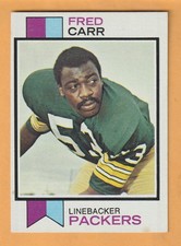 Fred Carr Green Bay Packers 1973 Topps #521 UTEP Miners