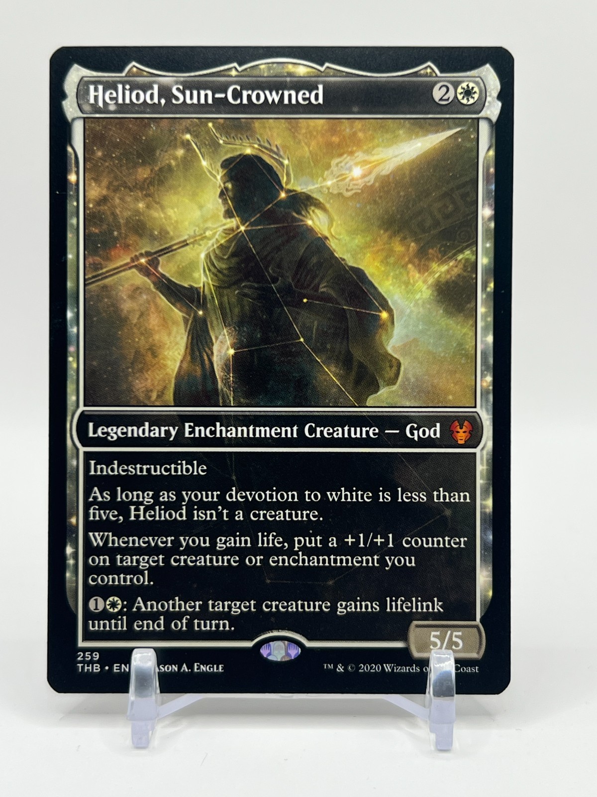 Heliod, Sun-Crowned (Showcase) - Theros Beyond Death (THB) - #259 - MTG