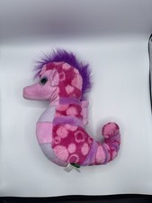 Wild Republic Pink and Purple Seahorse Plush Stuffed Animal