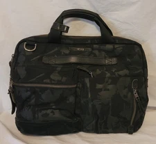 TUMI Alpha Bravo 61011 DCM Earl Compact Laptop Bag Black Camo Nylon 16" 