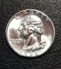 1958-P Washington Quarter 90% Silver BU Uncirculated Condition #416