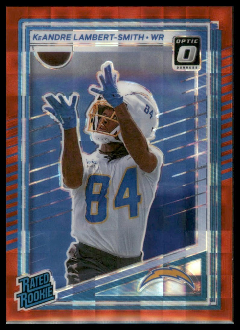 2025 Panini Donruss Optic Keandre Lambert-Smith #367 Red Pandora Prizm