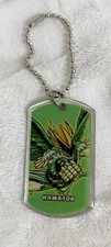 Bakugan Gundalian Invaders Hawktor Metal and Resin Dog Tag Keychain