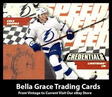 2023-24 Upper Deck Credentials Cole Kopeke #SGR12 Lightning Speed of the Game